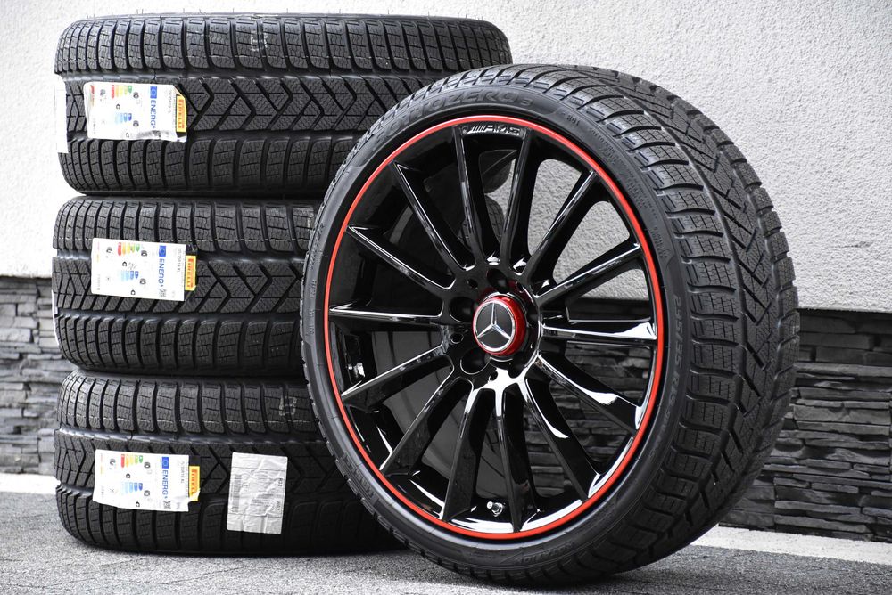 Nowe koła zimowe OEM Mercedes A35 A45 AMG W177 W176 CLA 45 CLA 35 C118 C178 X178 C174 X174 NIGHT 19" NOWE Pirelli 2026