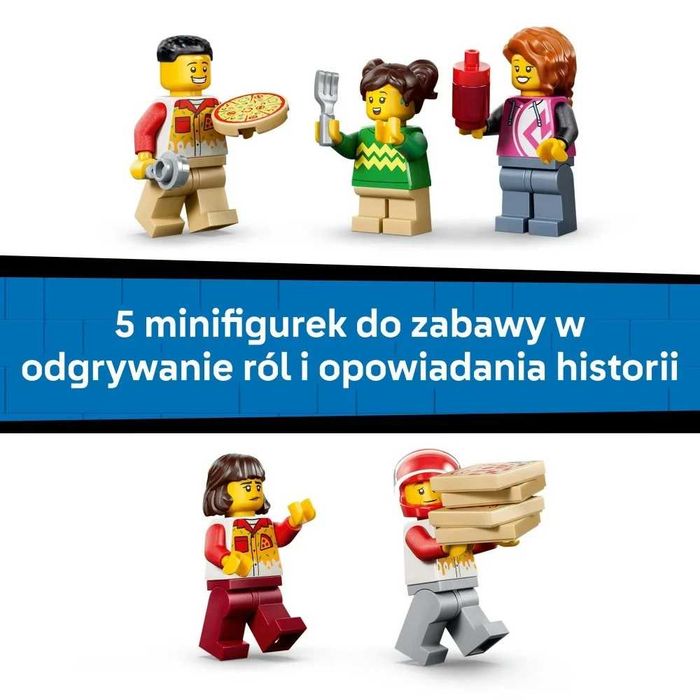Klocki Lego City 60496 Dostawa pizzy z pojazdami