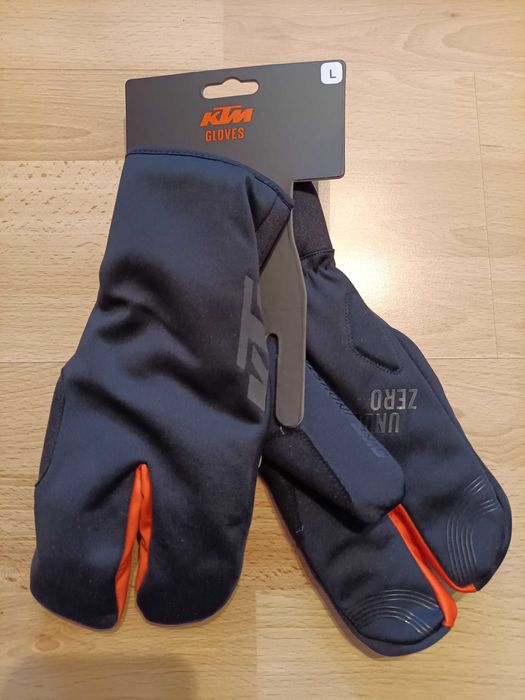 Rowerowe rękawiczki zimowe KTM 3 palczaste
