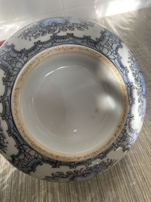 Tigela de porcelana azul antigo