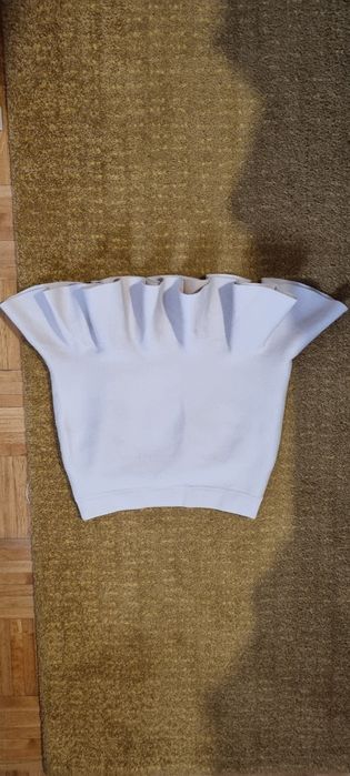 Saia Malha Bege Nova