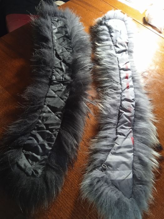 Воротник натуральный мех б.у