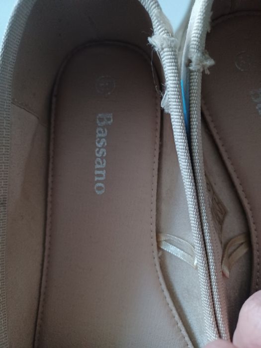 Beżowe baleriny Bassano, rozm.39