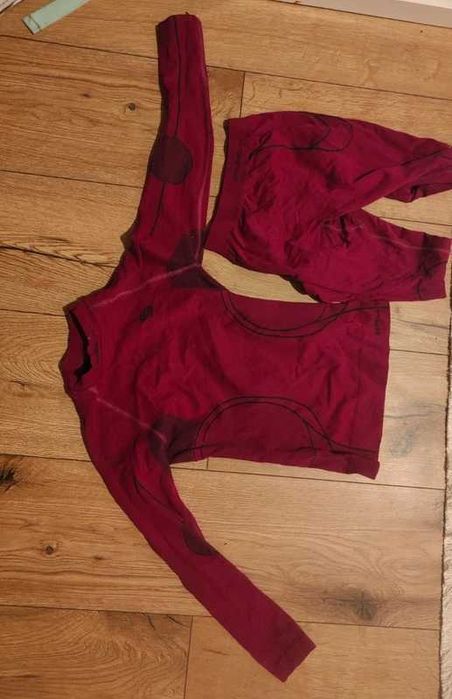 Kurtka narciarska dla dziecka 4F roz 128 komplet z bielizną Brubeck