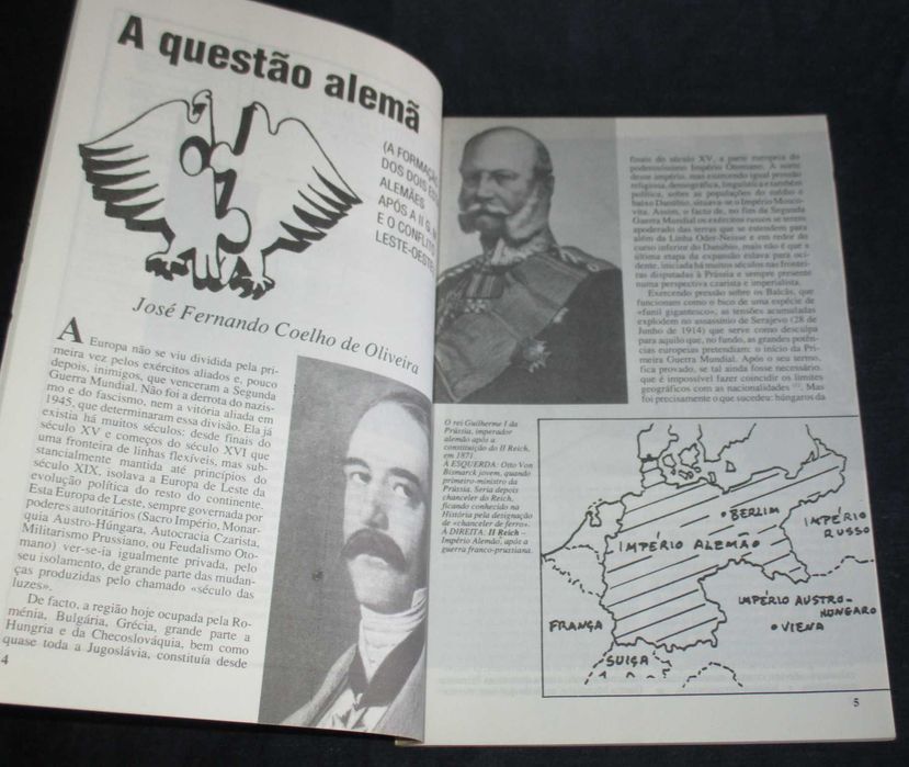 Revista História Nº 126 Março de 1990 O "Puzzle" Alemão