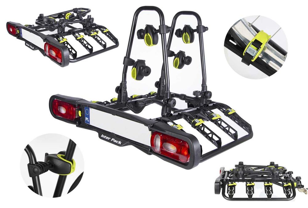 Bagażnik rowerowy na hak Inter Pack Quattro 4 rowery Platforma Rowerowa