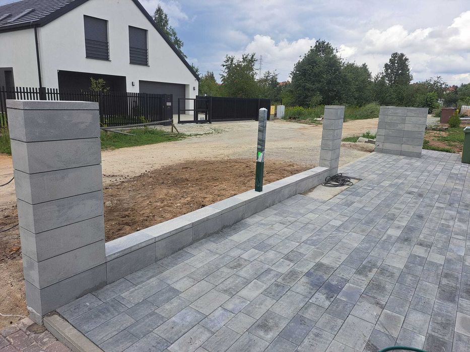 Układanie i sprzedaż kostki brukowej