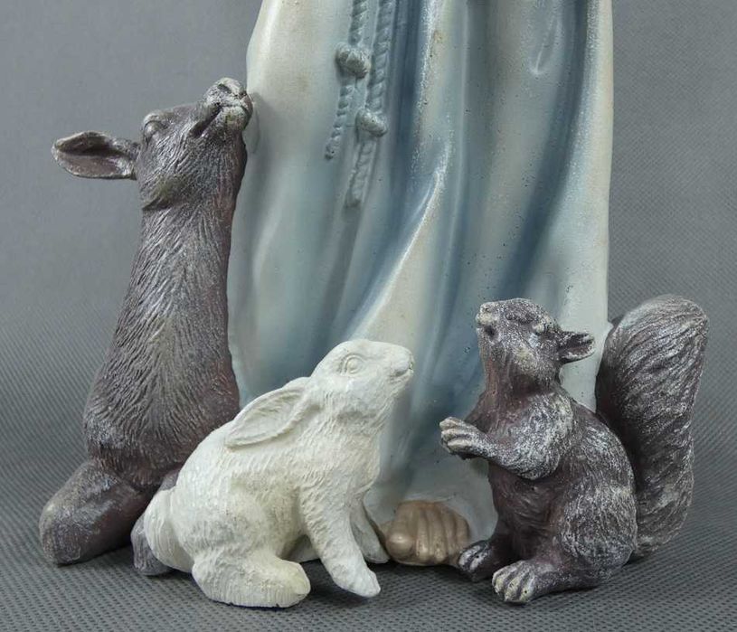Figurka Św. Franciszek z Asyżu figura 35,5 cm kropielnica