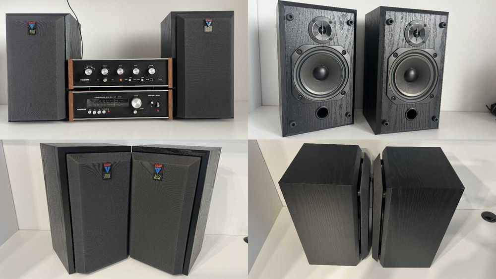 B&W 200 series/prod. angielska/SUPER MONITORY/jak nowe/UNIKALNE/okazja