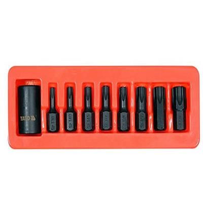 Klucze udarowe trzpieniowe Torx 1/2" 9szt