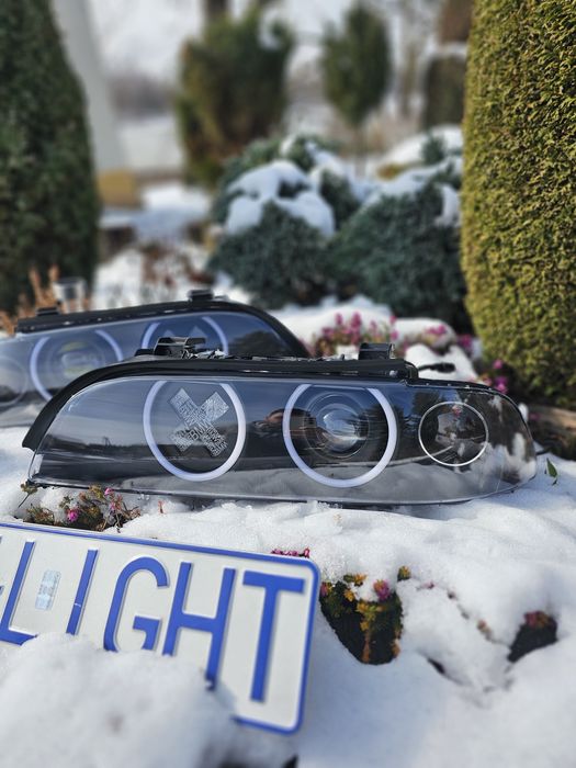 Lampy reflektory po regeneracji e39 bmw