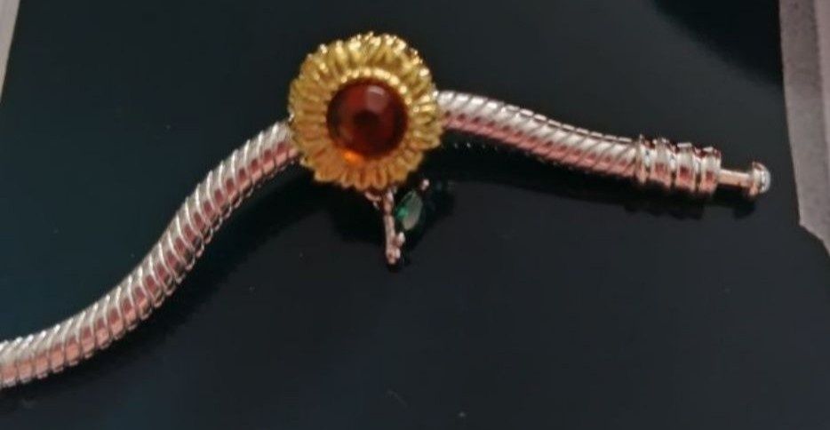 Charm's Charms zawieszka do bransoletki szkło murano sercesrebro 925