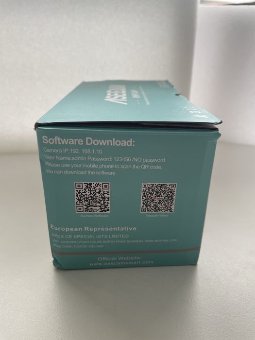 Kamera zewnętrzna ASECAM IP67 – Full HD, IR, H.265, nowa