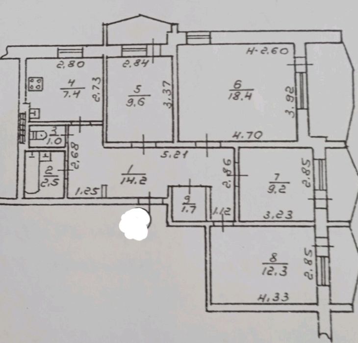 Многокомнатная квартира по адресу Люстдорфская дор. (площадь 86 м²) - Atlanta.ua - фото 8