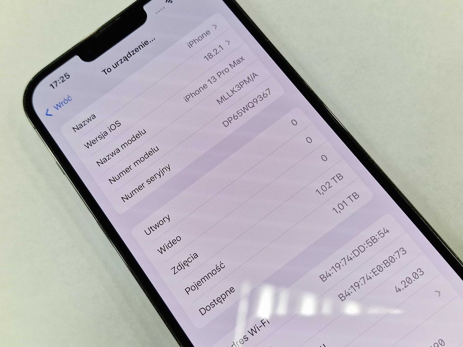 Iphone 13 PRO MAX 1TB/ Graphite/ Bat 85%/ Grade A- + ładowarka