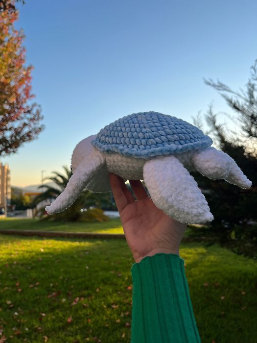 Tartaruga de peluche em crochet