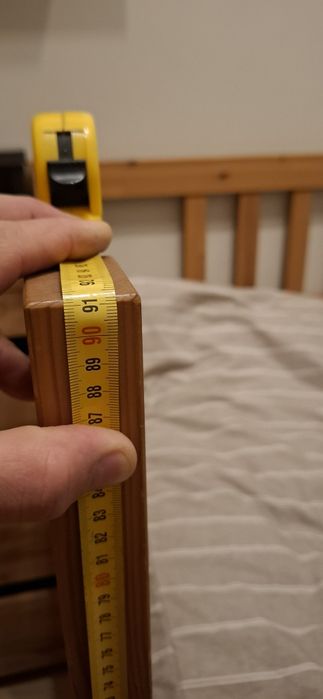 Łóżko Ikea Hemnes + 2x materac