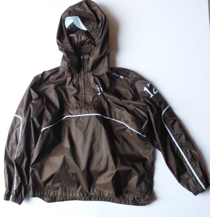 Kurtka jeździecka do jazdy konnej wiatrówka kangurka FOUGANZA 146 150