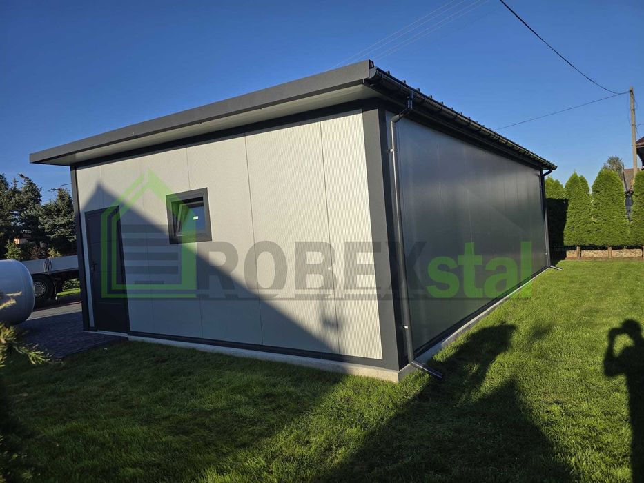 garaż z płyty warstwowej PIR 10CM 9x6 każdy wymiar montaż cały kraj