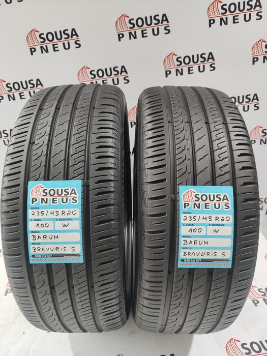 2 pneus semi novos 235-45R20 - Oferta da entrega