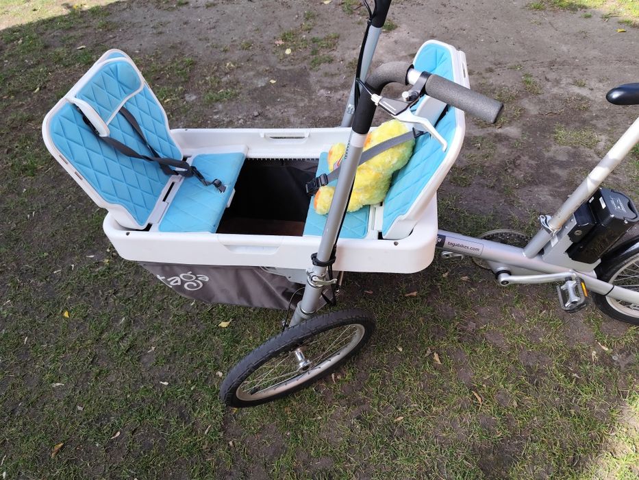 Trójkołowy rower do przewozu dzieci elektryczny Taga 2.0 EPAC