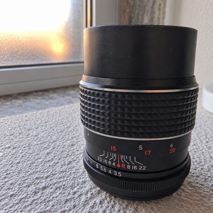 Objetiva Auto Exaktar 200mm f/3.5 – Vintage Teleobjetiva