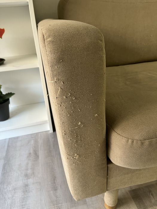 Vendo sofá 2 lugares com pufe