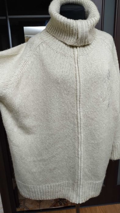 теплая кофта свитер кардиган 66 размера большой батал