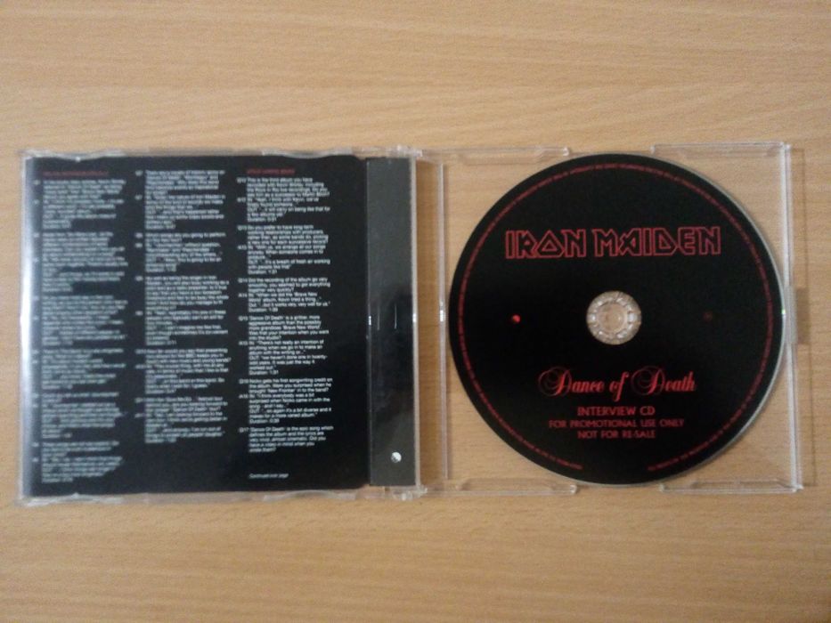 RARO - IRON MAIDEN - Dance Of Death Interview CD PROMO 2003