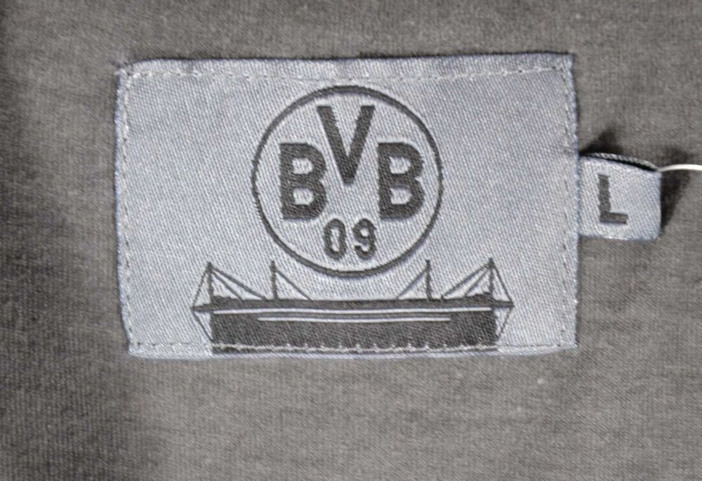 BORUSSIA DORTMUND BVB Koszulka Męska L Oryginalna Tshirt Bawełna