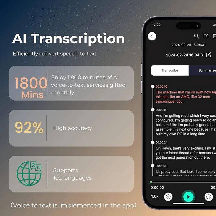 FoCase Note - диктофон зі штучним інтелектом