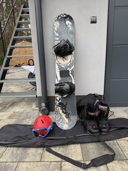 Snowboard - caly zestaw