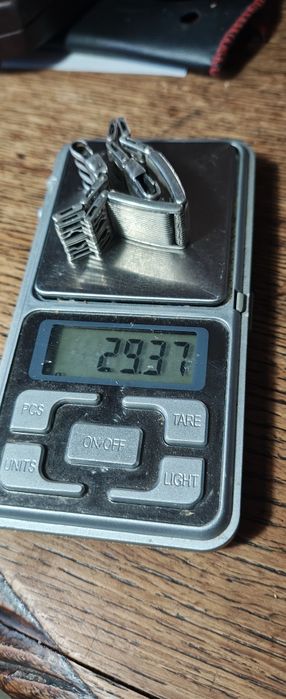 Bransoletka srebrna do zegarka 29.37 gram zabytkowa