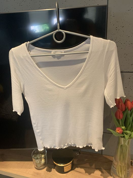 Tshirt damski bialy