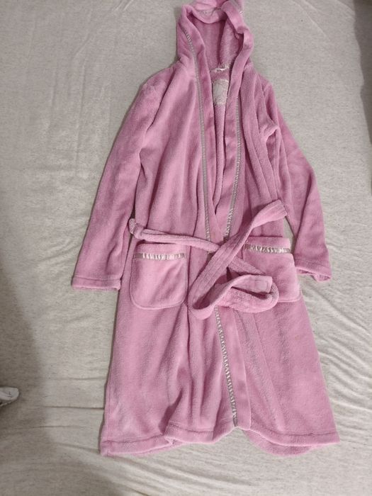 H&M szlafrok polar ciepły XS