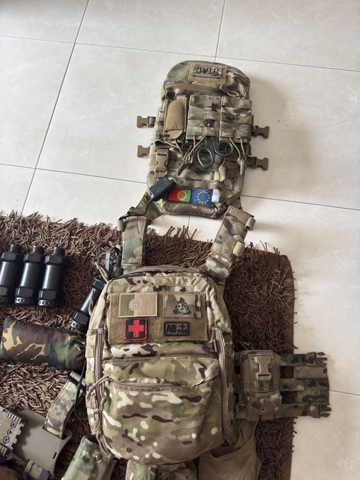 Equipamento Airsoft Completo (Excelente estado)