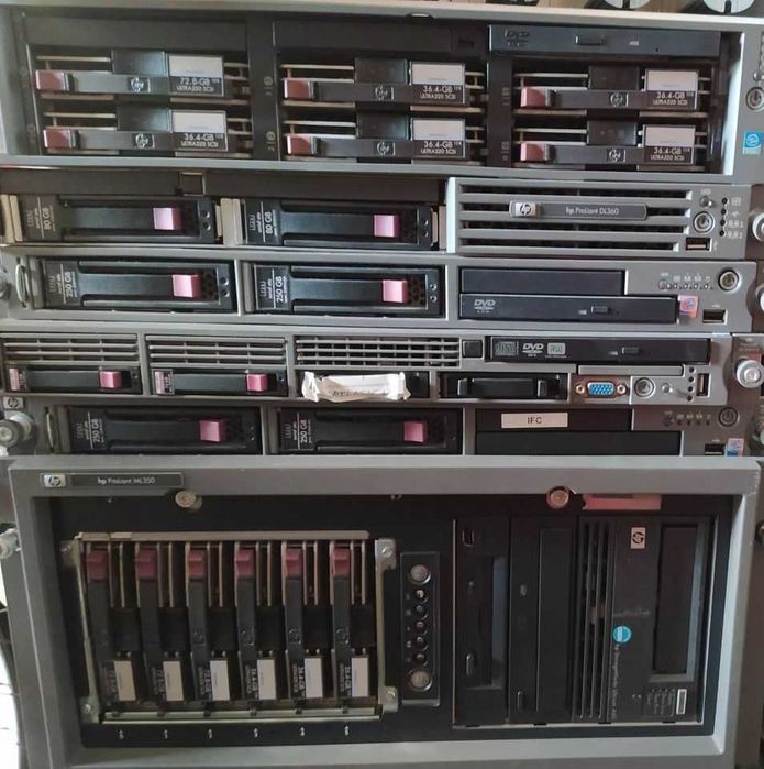 HP Server with Multiple Modules63825525278721120