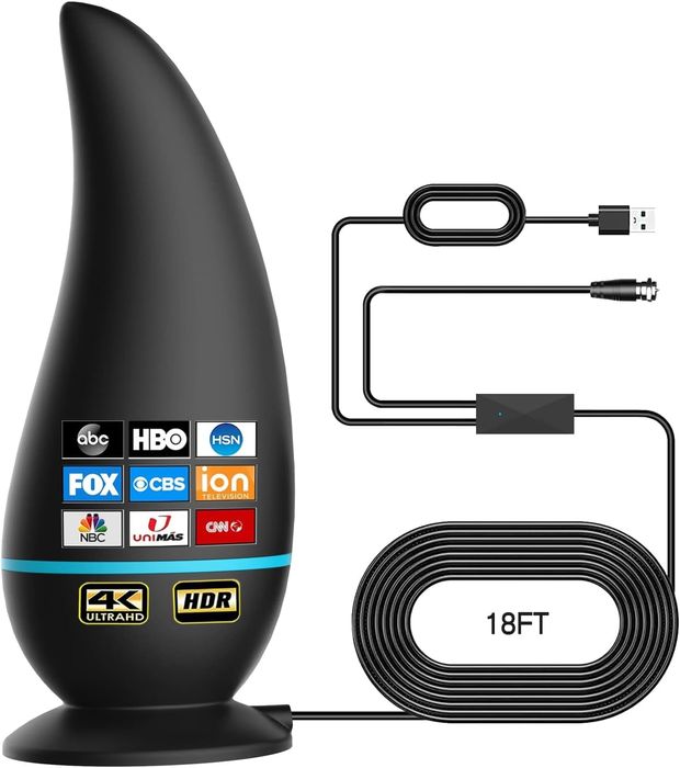 Antena Wewnętrzna 5G Do Telewizji Cyfrowej HD