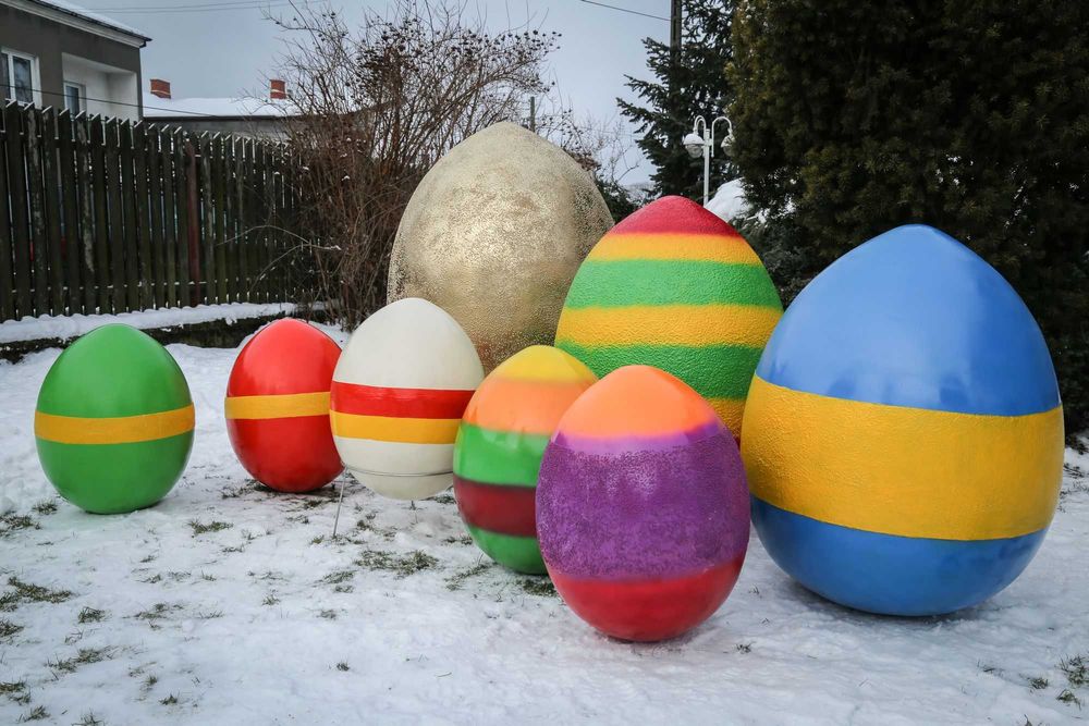 jajka wielkanocne/ ozdoba do ogrodu