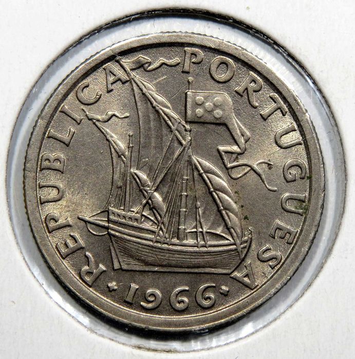 Moeda Republica Portuguesa - 2$50 1966 QSoberba "dificil"