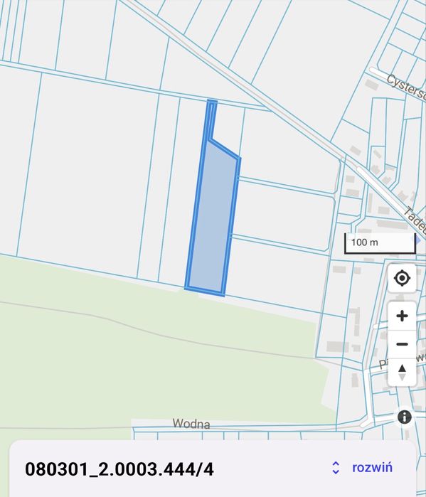 Działa rolna Bledzew - 10 657 m2