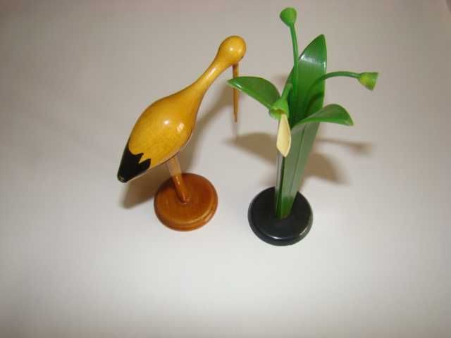 Журавль ( деревянная игрушка - сувенир) редкая