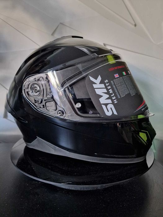 Kask SMK TYPHOON Blank Black, blenda 'S 'M 'L 'XL sklep, GRATISY!