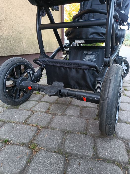 Wózek podwójny Bebetto 42 bliźniaczy rok po roku