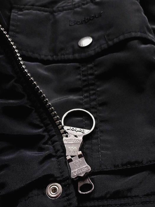 Barbour International Outlaw Womens Waterproof Nylon Jacket Black