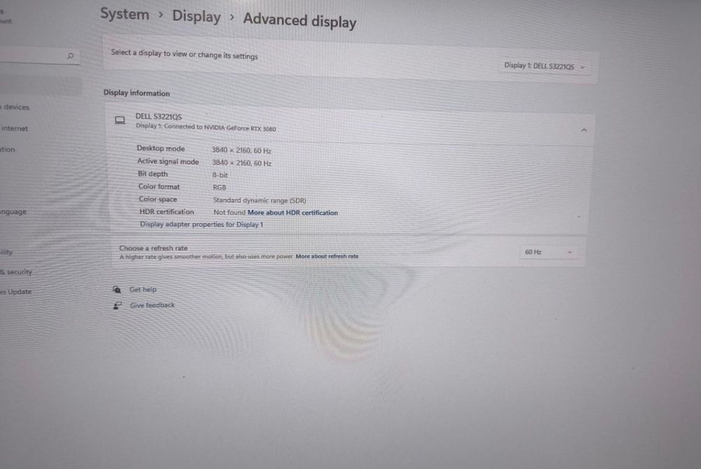 Dell s3221qs 4k curved