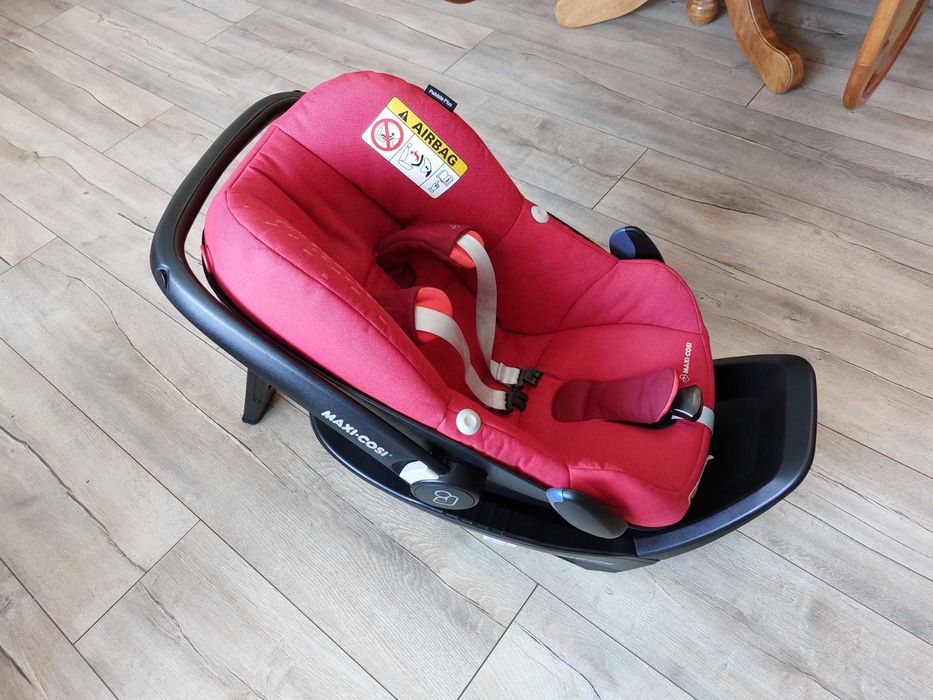 Nosidełko Fotelik 0-13 Maxi Cosi Pebble Plus + baza FamilyFix 2! BDB!