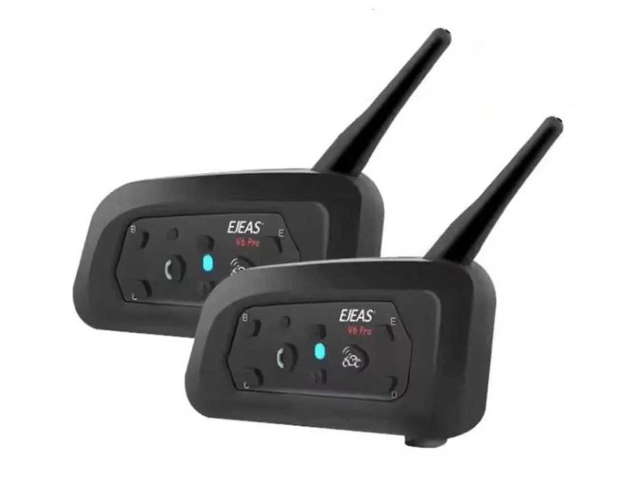 2 Intercomunicadores Bluetooth EJEAS V6 Pro para arbitragem - Baixa de Preço