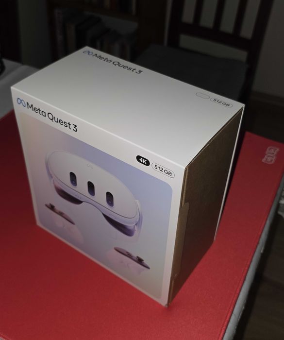 NOWE Okulary VR Oculus Meta Quest 3 512GB  24 MIESIĄCE GWARANCJI NOWE