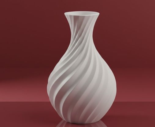 Vaso Elegante 3D